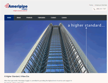 Tablet Screenshot of ameripipe.com